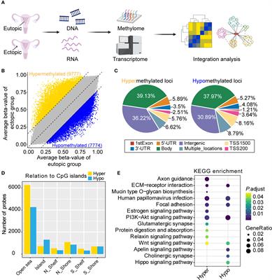 Integrated analysis of genome-wide gene expression and DNA methylation profiles reveals candidate genes in ovary endometriosis